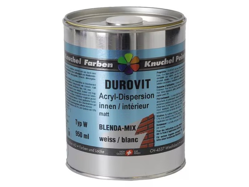 [90339680 1674410] Knuchel Innendispersion Durovit-Mix 1 l Weiss