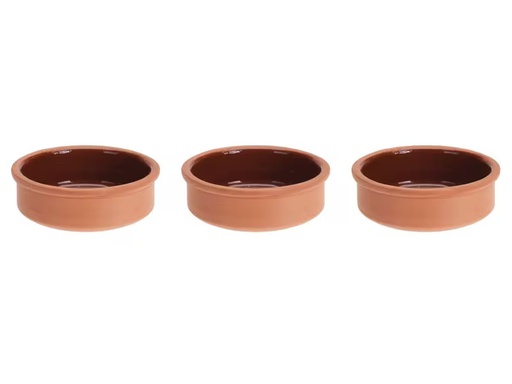 [90339753 1681399] FURBER Schale 3 Stück, Braun