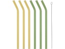 FURBER Strohhalm Glas, 6 Stück