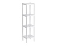 Zeller Present Regal 4 Etagen 22 x 22 x 92 cm, Weiss