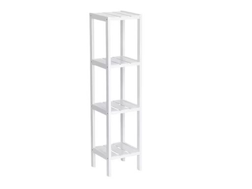 [90339939 1681474] Zeller Present Regal 4 Etagen 22 x 22 x 92 cm, Weiss