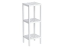 Zeller Present Regal 3 Etagen 22 x 22 x 65 cm, Weiss