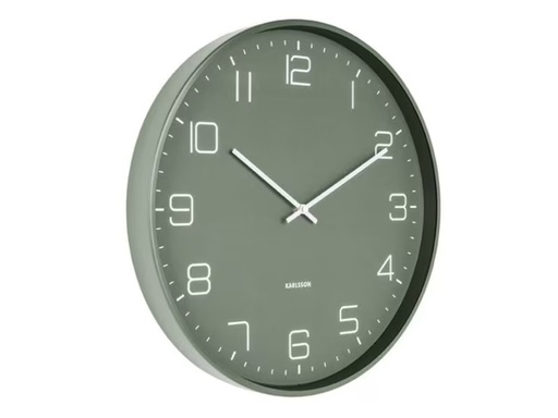 [90340083 1683843] KARLSSON Wanduhr Lofty Ø 40 cm, Grün