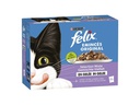 Felix Nassfutter Fleisch & Fisch in Gelée, 12 x 85 g