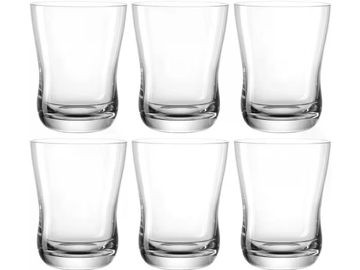 [90340141 1681546] Leonardo Trinkglas Vita M 360 ml, 6 Stück, Transparent