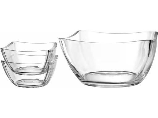 [90340142 1681559] Leonardo Schale Piazza 1 Stück, Transparent