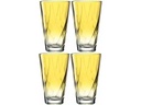 Leonardo Trinkglas Twist 300 ml, 4 Stück, Gelb