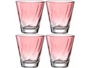 Leonardo Trinkglas Twist 215 ml, 4 Stück, Rot
