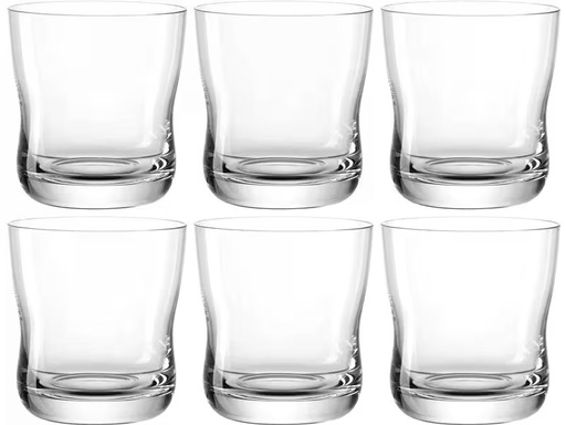 [90340214 1681545] Leonardo Trinkglas Vita S 330 ml, 6 Stück, Transparent