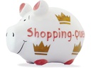 G. Wurm Spardose Shopping Queen 12.5 x 9 x 9 cm