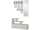 Woody Fashion Garderobenständer Vesty 3-er Set, Weiss