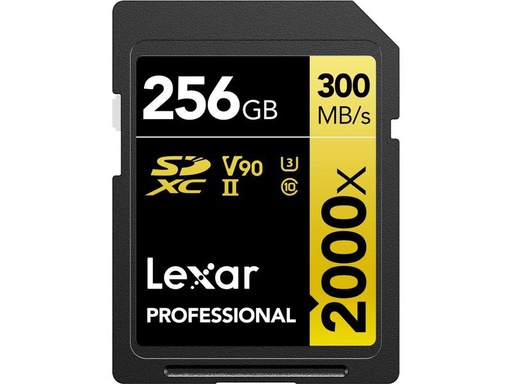 [90340376 1634276] Lexar SDXC-Karte Professional 2000x GOLD Series 256 GB