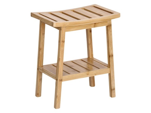 [90340401 1681479] Zeller Present Hocker mit Ablage 40 x 25 x 46 cm, Nature