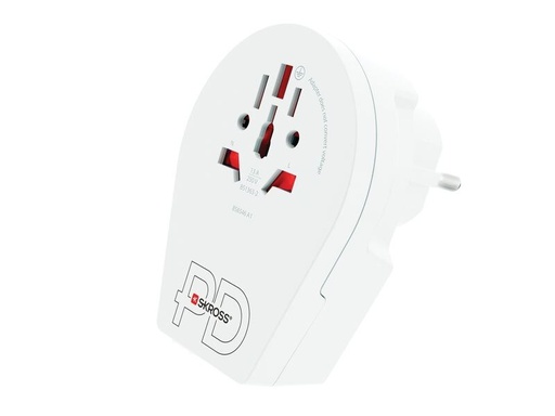 [90340426 1678062] SKROSS Reiseadapter Country World / Europe, USB