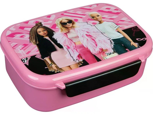 [90340516 1684000] Scooli Lunchbox Barbie Rosa/Schwarz