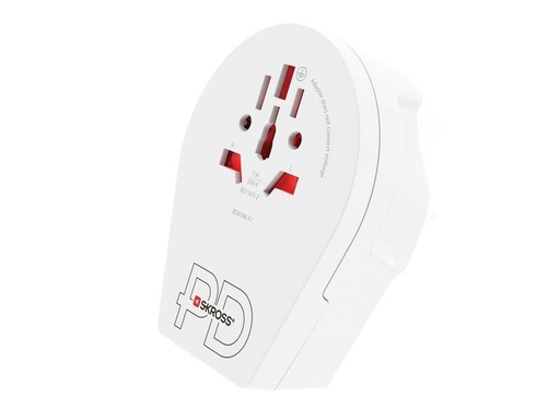 [90340564 1678063] SKROSS Reiseadapter Country World / UK, USB
