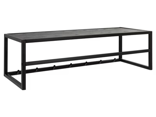 [90340589 1675828] AC Design Garderobenleiste Seaford 7 Haken, Schwarz