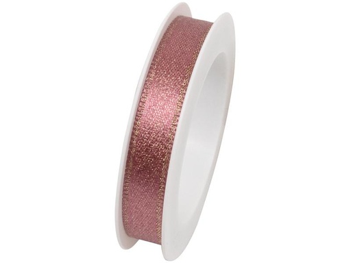 [90054202 1143540] Braun + Company Geschenkband Brilliant 10 mm x 3 m, Rosa