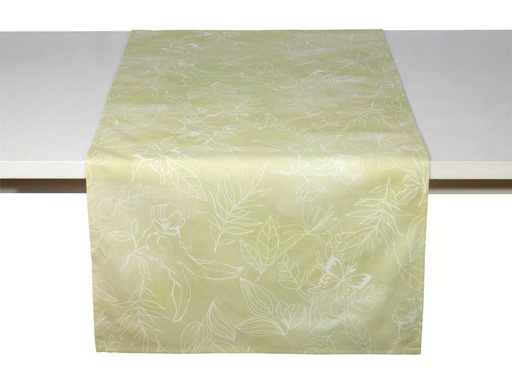 [90340692 1683441] Pichler Tischläufer Amadeus 50 cm x 1.5 m, Lime Green Metallic