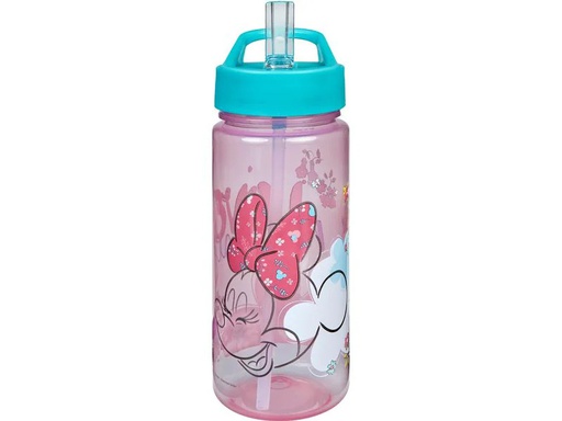 [90340700 1684089] Scooli Trinkflasche Disney Minnie Mouse 500 ml, Hellrosa/Blau