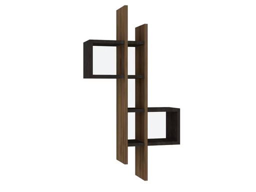[90340701 1683287] Woody Fashion Regal Emse 53.8 x 108 x 19.6 cm, Anthrazit/Nature