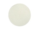 Pichler Tischset Wave Ø 38 cm, 2 Stück,  Ivory