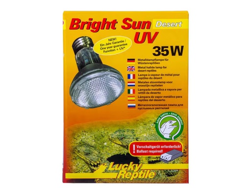 [90340767 1671121] Lucky Reptile Terrarienlampe Bright Sun UV Desert 35 W