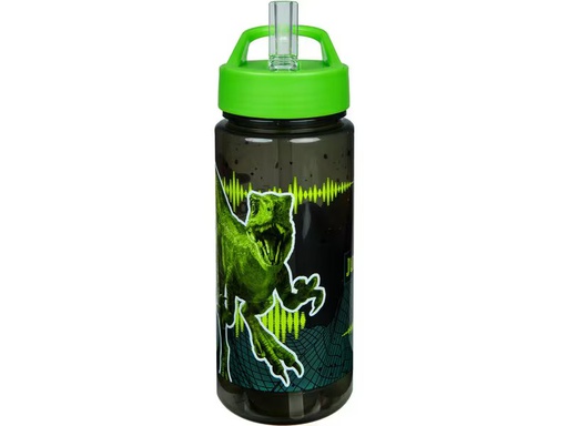 [90340892 1684070] Scooli Trinkflasche Jurassic World 500 ml, Grün/Schwarz