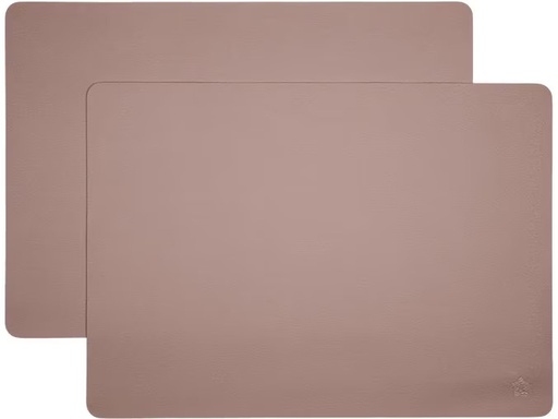 [90340898 1683445] Pichler Tischset Jazz 2 Stück, 33 cm x 46 cm, Dunkelrosa