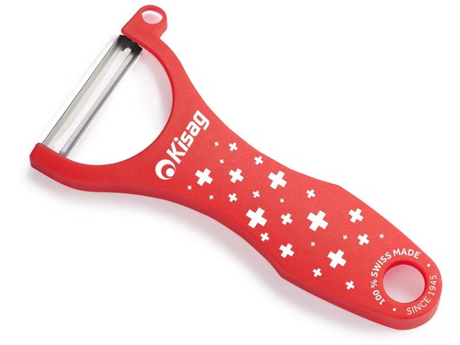 [90340934 1696578] Kisag Sparschäler Universal Swiss Corsses Rot