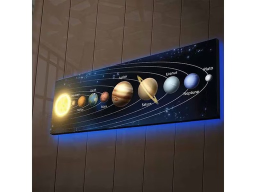 [90341032 1683055] Wallxpert Bild Planeten 30 x 90 cm, MDF