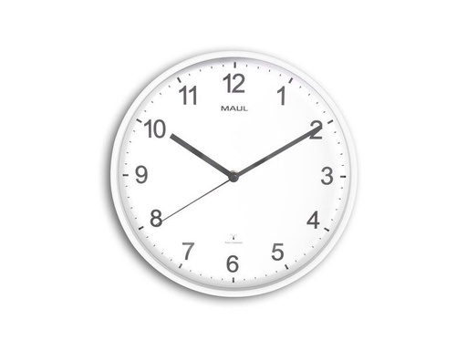 [90341164 1691577] Maul Wanduhr MAULsprint Ø 30 cm, Weiss
