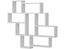 Woody Fashion Regal Parola 115.5 x 103.5 cm, Weiss