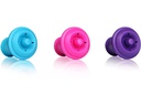 Vacuvin Flaschenverschluss Blau/Lila/Rosa