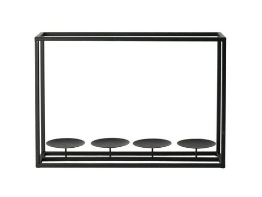 [90341285 1684417] Lauvring Kerzenhalter Rozy 1 Stück, Schwarz