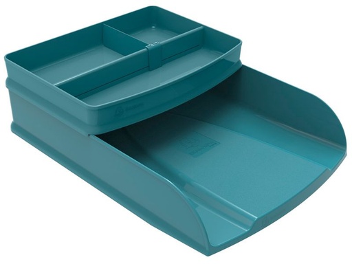 [90341446 1686095] Exacompta Postkorb COMBO Top Skandi Pazifikblau