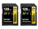 Lexar SDXC-Karte Professional 1800x Gold Series 128 GB 2er Pack