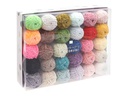Rico Design Wolle Ricorumi Nilli Nilli Mehrfarbig, 30er Set