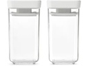 Brabantia Vorratsdose Tasty+ 0.3 l, Hellgrau/Transparent