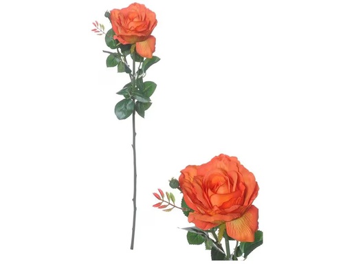 [90341536 1692197] CHALET Kunstblume Rose 66 cm, Orange