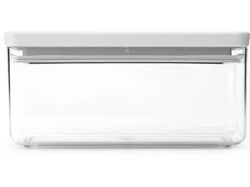 [90341568 1675195] Brabantia Vorratsdose Tasty+ 1.5 l, Hellgrau/Transparent