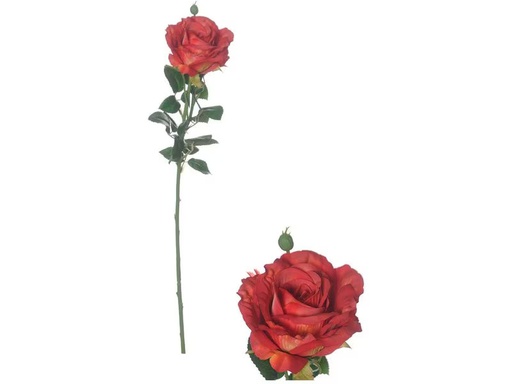 [90341580 1692196] CHALET Kunstblume Rose 66 cm, Rot