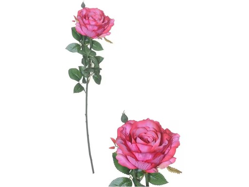 [90341596 1692199] CHALET Kunstblume Rose 66 cm, Fuchsia