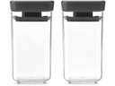 Brabantia Vorratsdose Tasty+ 0.3 l, Dunkelgrau/Transparent