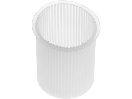 [90341668 1694678] Glorex Kerzengiessform Zylinder mit Rillen 7 x 10.5 cm