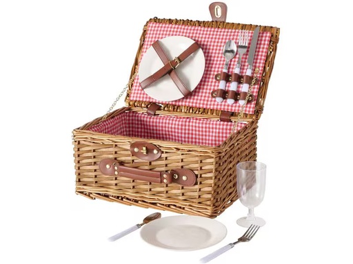 [90341692 1662974] Boltze Picknickkorb Darcel 11-teilig