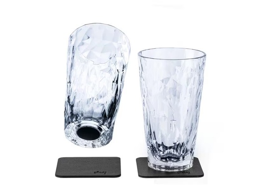 [90341804 1139442] Silwy Outdoor-Longdrinkglas Hightech-Kunststoffgläser 2er-Set