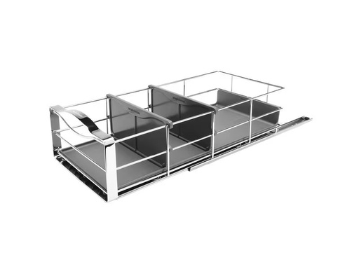 [90341921 1694664] Simplehuman Regal Organizer 22.8 x 50.8 cm, Grau/Silber