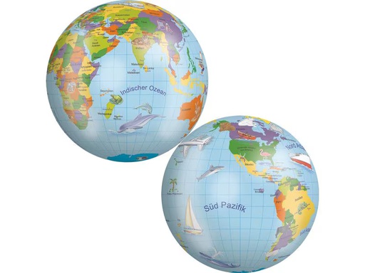 [90341922 1685779] John Globus Ø 23 cm Vinylball mit Ventil