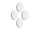 Silwy Metall-Nano-Gel-Pads, 4er-Set, 6.5 cm